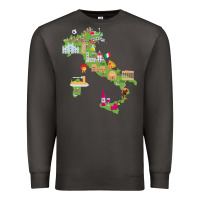 Smoke Italy map Premium Sweatshirt - artisFamous