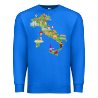 True Royal Italy map Premium Sweatshirt - artisFamous