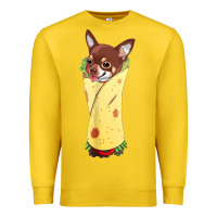Lemon funny chihuahua dog burrito food tee Premium Sweatshirt - artisFamous