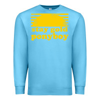 Ocean Blue stay gold ponyboy the outsiders movie book Premium Sweatshirt - artisFamous