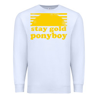 White stay gold ponyboy the outsiders movie book Premium Sweatshirt - artisFamous
