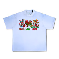 Grape Ice Peace Love Day Of The Dead Urban Heavy Tee - BundleAndBundleShop