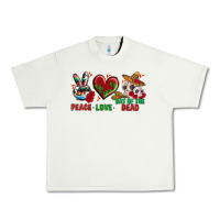 Pistachio Peace Love Day Of The Dead Urban Heavy Tee - BundleAndBundleShop