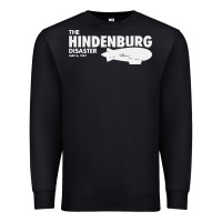 Black airship blimp dirigible   the hindenburg disaste Premium Sweatshirt - artisFamous