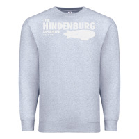 Heather Grey airship blimp dirigible   the hindenburg disaste Premium Sweatshirt - artisFamous