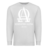 Dove Grey generation alpha Premium Sweatshirt - artisFamous