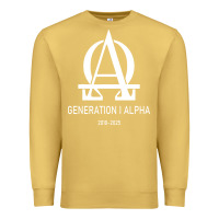 Antique Gold generation alpha Premium Sweatshirt - artisFamous