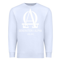 White generation alpha Premium Sweatshirt - artisFamous
