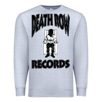 Heather Grey death row records Premium Sweatshirt - artisFamous
