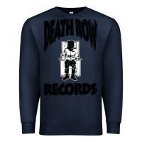 Navy death row records Premium Sweatshirt - artisFamous