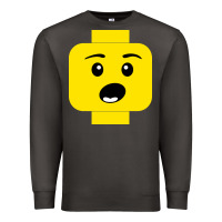 Smoke surprised expression lego head Premium Sweatshirt - artisFamous