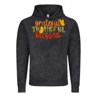 Vintage Black Fall Grateful Thankful Blessed Vintage Hoodie - LillyAllenDesigns