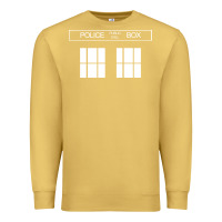 Antique Gold the blue box t shirt doctor doc dalek bbc bow tie tv tenth eleventh wh Premium Sweatshirt - artisFamous