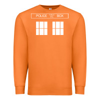 Carrot the blue box t shirt doctor doc dalek bbc bow tie tv tenth eleventh wh Premium Sweatshirt - artisFamous