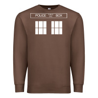 Chestnut the blue box t shirt doctor doc dalek bbc bow tie tv tenth eleventh wh Premium Sweatshirt - artisFamous