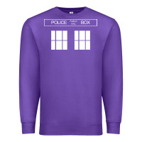 The Blue Box T Shirt Doctor Doc Dalek Bbc Bow Tie Tv Tenth Eleventh Wh Premium Sweatshirt | Teevron