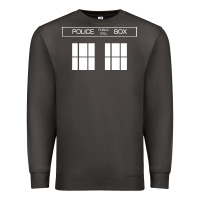 Smoke the blue box t shirt doctor doc dalek bbc bow tie tv tenth eleventh wh Premium Sweatshirt - artisFamous