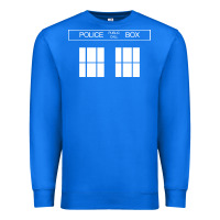 True Royal the blue box t shirt doctor doc dalek bbc bow tie tv tenth eleventh wh Premium Sweatshirt - artisFamous