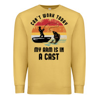 Antique Gold dad fishing Premium Sweatshirt - artisFamous