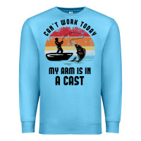 Ocean Blue dad fishing Premium Sweatshirt - artisFamous