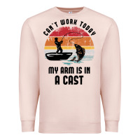 Pale Pink dad fishing Premium Sweatshirt - artisFamous