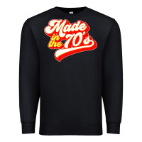 Black made in the 70s retro Premium Sweatshirt - artisFamous