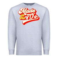 Heather Grey made in the 70s retro Premium Sweatshirt - artisFamous