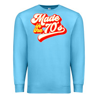 Ocean Blue made in the 70s retro Premium Sweatshirt - artisFamous