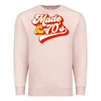 Pale Pink made in the 70s retro Premium Sweatshirt - artisFamous