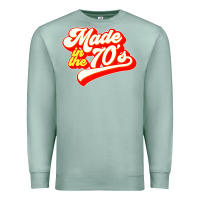 Seafoam made in the 70s retro Premium Sweatshirt - artisFamous