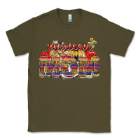 Army Green Mexican Mom Mexico Classic Tee - HowdyJamesFarm