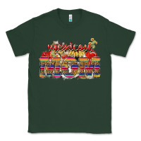 Sports Green Mexican Mom Mexico Classic Tee - HowdyJamesFarm