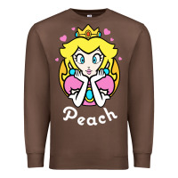 Chestnut peach graphic Premium Sweatshirt - artisFamous