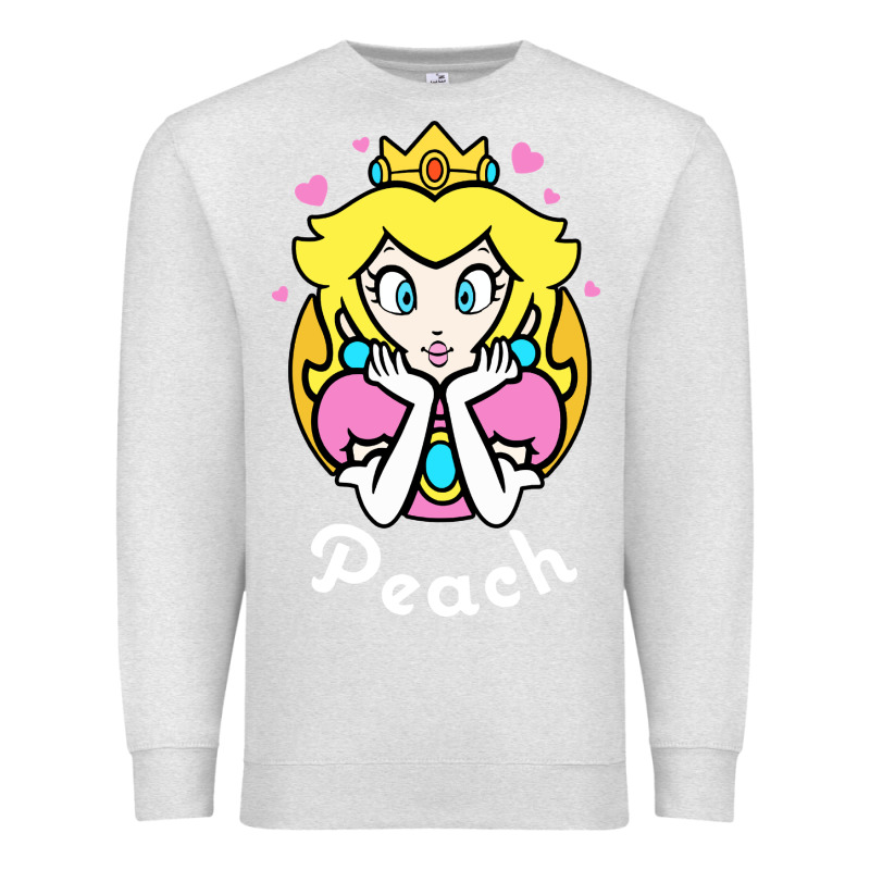 Peach Graphic Premium Sweatshirt by artisFamous | Teevron