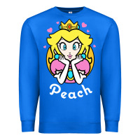 True Royal peach graphic Premium Sweatshirt - artisFamous