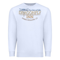 White dragonfly inn Premium Sweatshirt - artisFamous