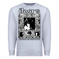 Heather Grey the doors Premium Sweatshirt - artisFamous