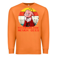Carrot retro style technoblade merch cosplay Premium Sweatshirt - artisFamous