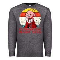 Charcoal Heather retro style technoblade merch cosplay Premium Sweatshirt - artisFamous