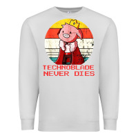 Dove Grey retro style technoblade merch cosplay Premium Sweatshirt - artisFamous
