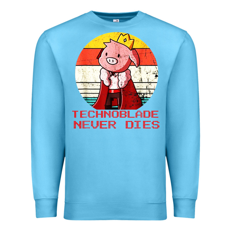 Retro Style Technoblade Merch Cosplay Premium Sweatshirt by artisFamous | Teevron