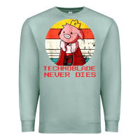 Seafoam retro style technoblade merch cosplay Premium Sweatshirt - artisFamous