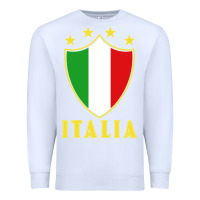 White italia   italia Premium Sweatshirt - artisFamous