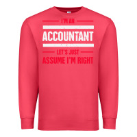 Cardinal funny accounting design   gift for accountants Premium Sweatshirt - artisFamous
