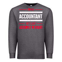 Charcoal Heather funny accounting design   gift for accountants Premium Sweatshirt - artisFamous