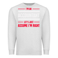 Oatmeal Heather funny accounting design   gift for accountants Premium Sweatshirt - artisFamous