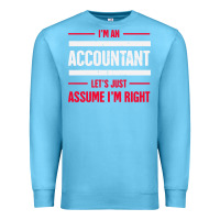 Ocean Blue funny accounting design   gift for accountants Premium Sweatshirt - artisFamous