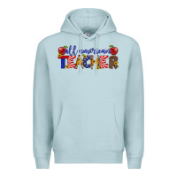 Blue Mist all american teacher Premium Hoodie - Artiststas