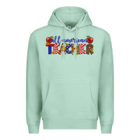 Seafoam all american teacher Premium Hoodie - Artiststas