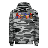 Slate Camo all american teacher Premium Hoodie - Artiststas